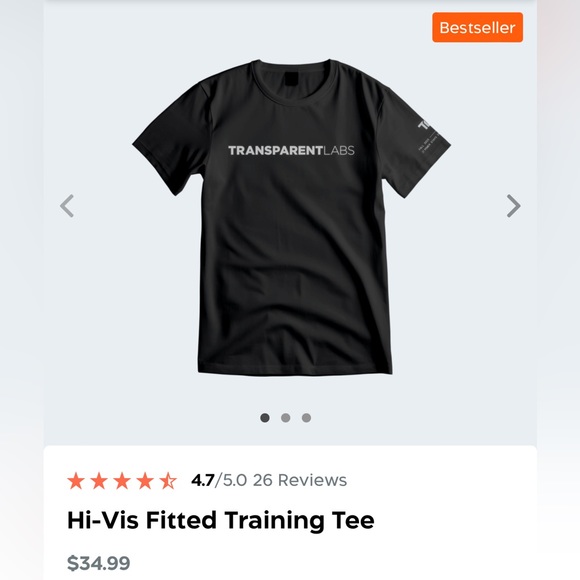 Transparent Labs Bundle Tee Shaker Bottle and Cap NWT - Picture 4 of 6